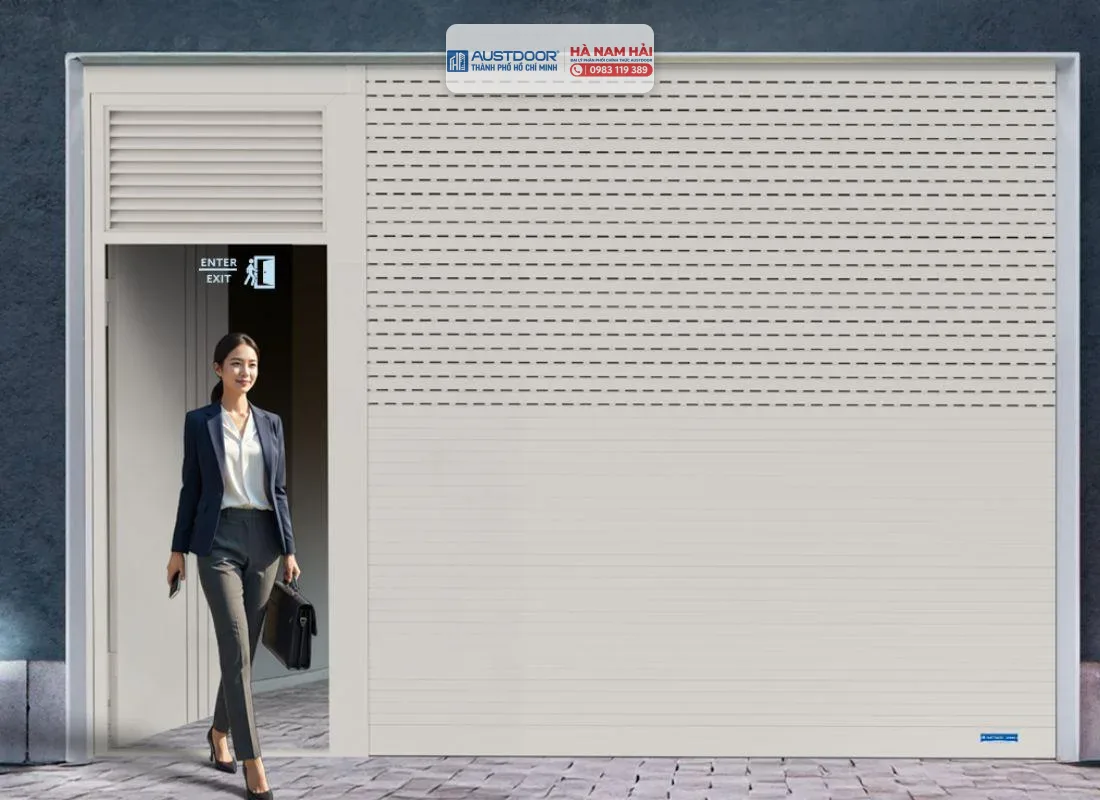 Cửa Cuốn 2in1 Austdoor – Giải Pháp Thông Minh Cho Nhà Phố Hiện Đại