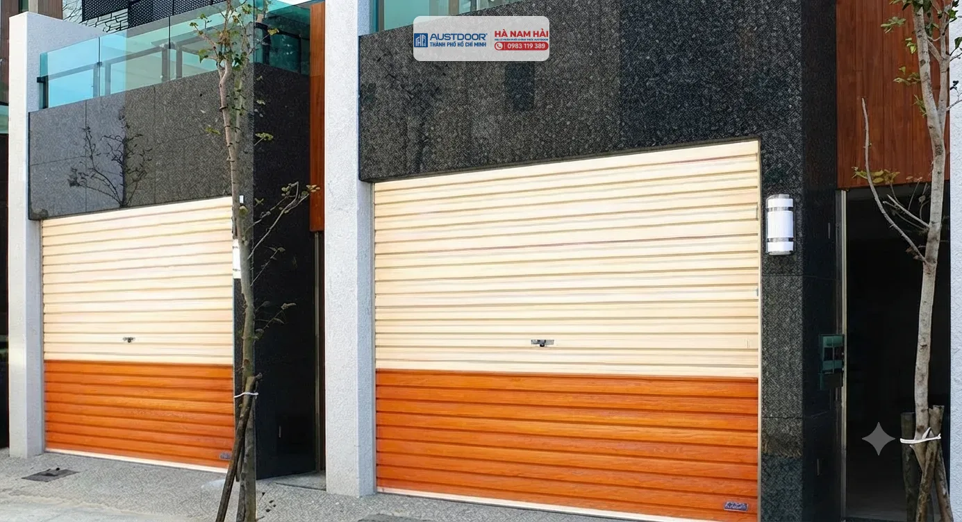 Cửa Cuốn Tấm Liền AUSTDOOR AUSTROLL Series CB, TM