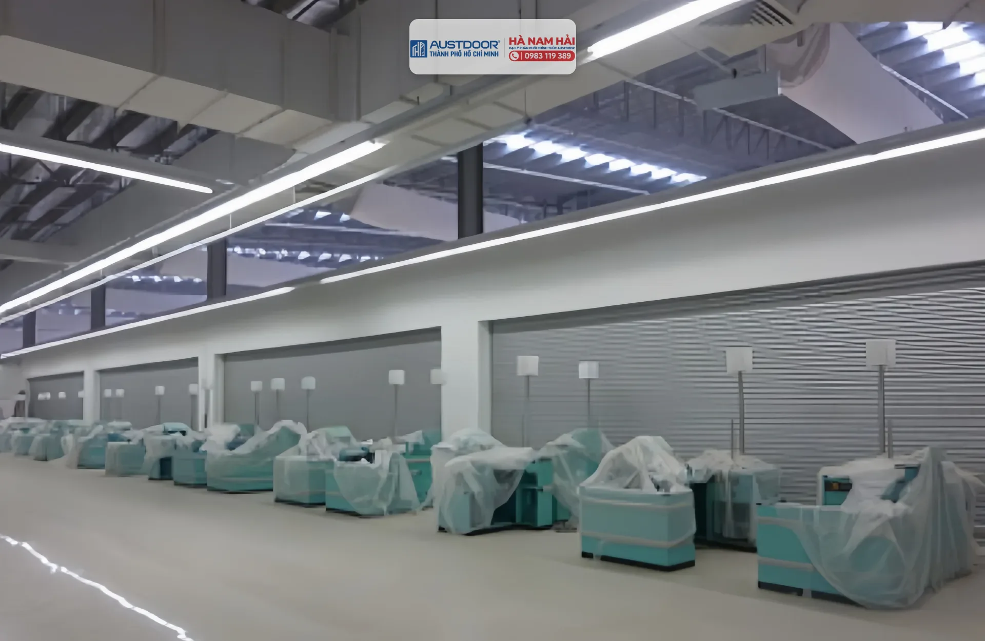 Cửa Cuốn Thép Siêu Trường ST100 – Giải Pháp An Ninh Cho Cửa Kích Thước Quá Khổ